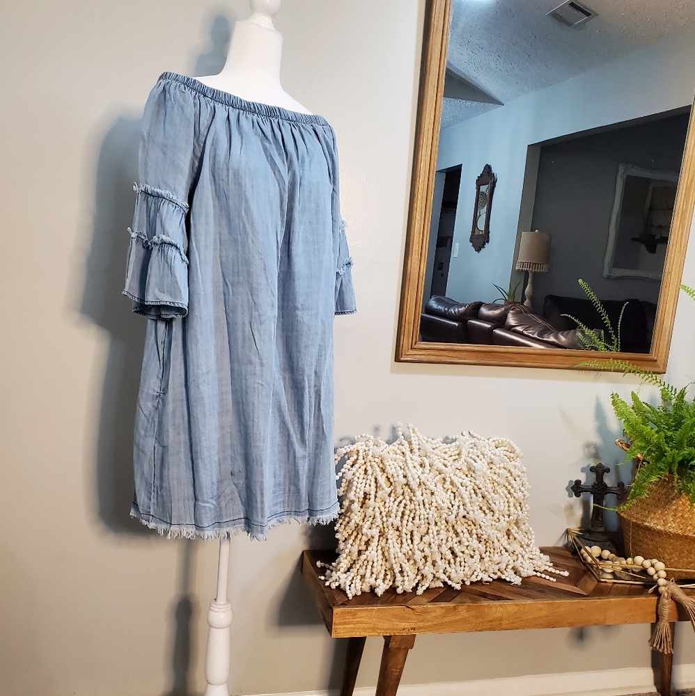 NWT Easel Denim dress